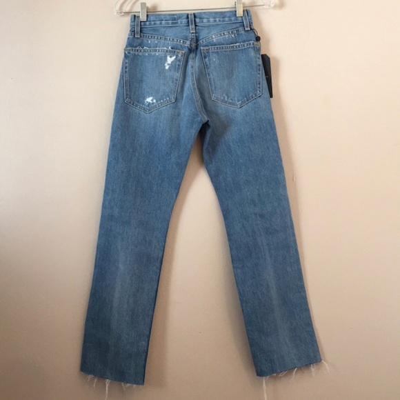 NWT Rag & Bone Straight Jean in Shaker Size 23 - Picture 6 of 8